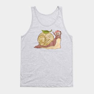 Cottagecore Snail Tank Top